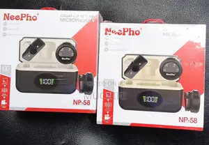 Elevate Your Audio Experience Neepho Np58 Wireless Clip-on Microphone