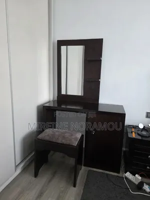 Dressing Mirror and Stool