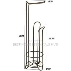 *Stainless Steel Free Standing Tissue Holder*