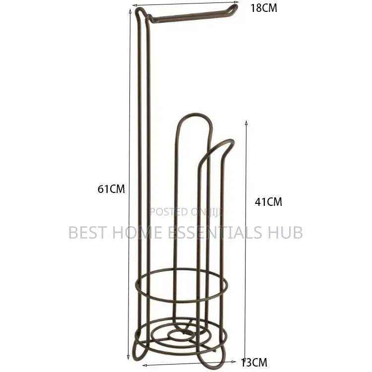 *Stainless Steel Free Standing Tissue Holder*