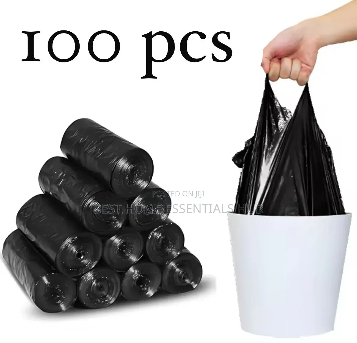 100pcs Garbage Bags •Trash Bags