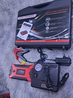 Emergency Car Jump Starter With Air Compressor and Led Light