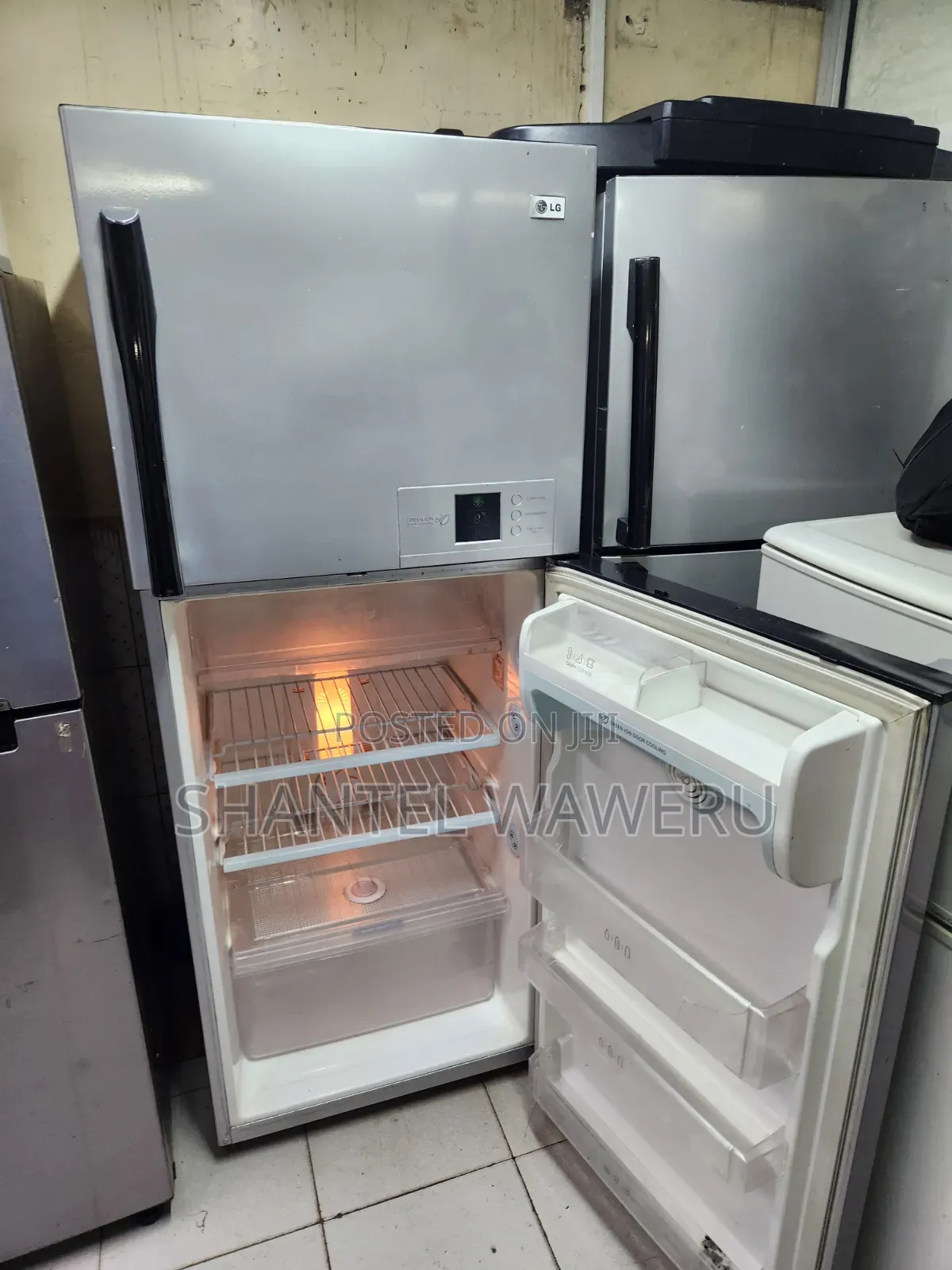 Double Door Fridge Lg 350litres/Silver