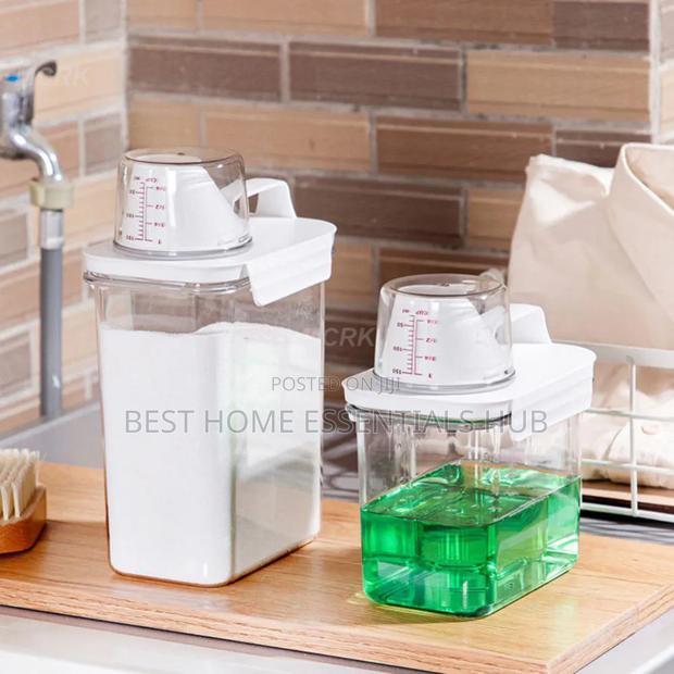 2300ml Acrylic Laundry Detergent Storage Container - thumbnail 2