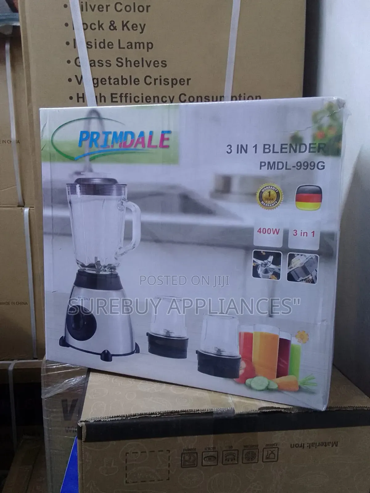 Primdale Multifunction 3-in-1 Blender With Grinder Mill