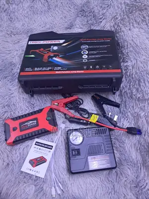 Jump Starter Power Bank With Air Compressor for Roadside Emergencies