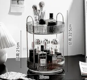 *360 Degree 2 Tier Rotating Makeup/Cosmetic Organizer.