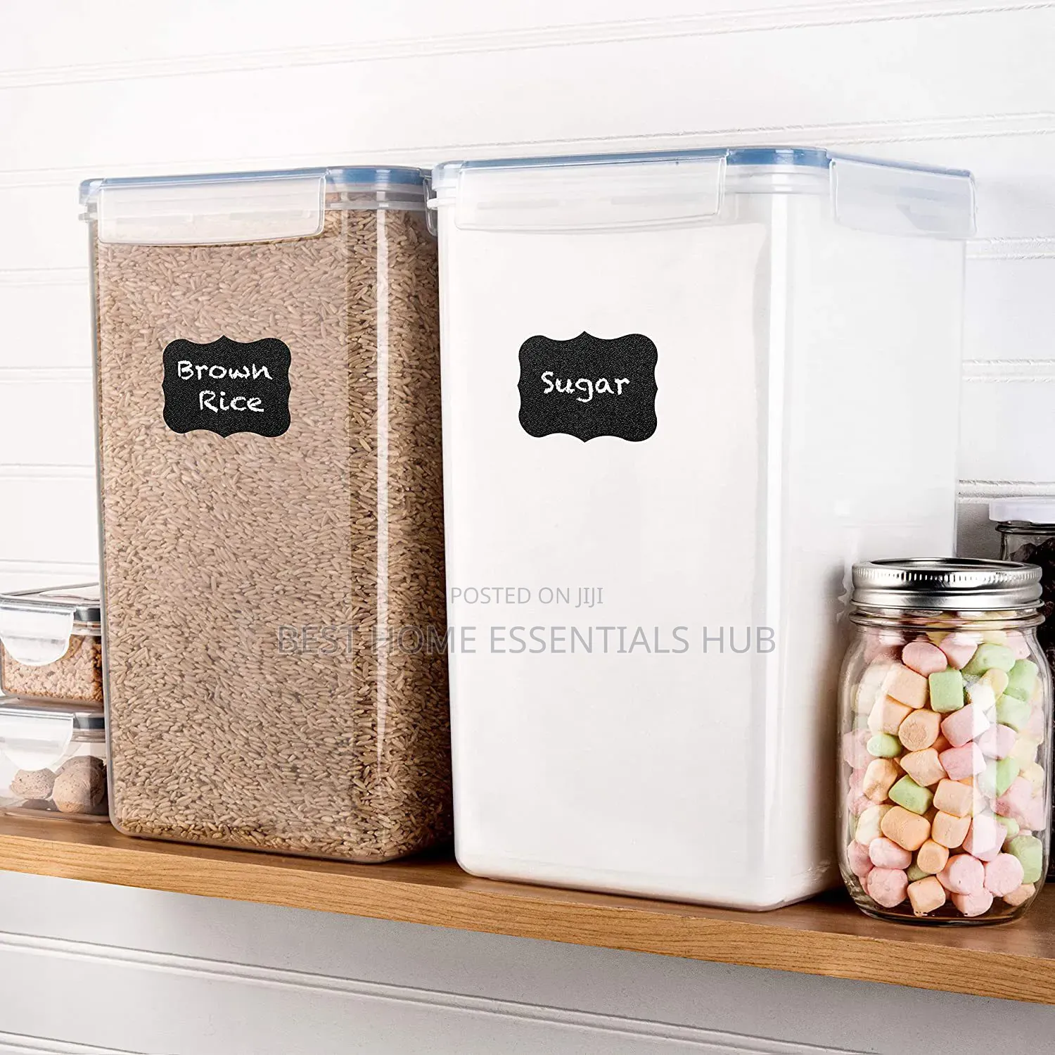 *2pc Large Bpa-Free Airtight Bulk Food Storage Containers*8.5l X 2