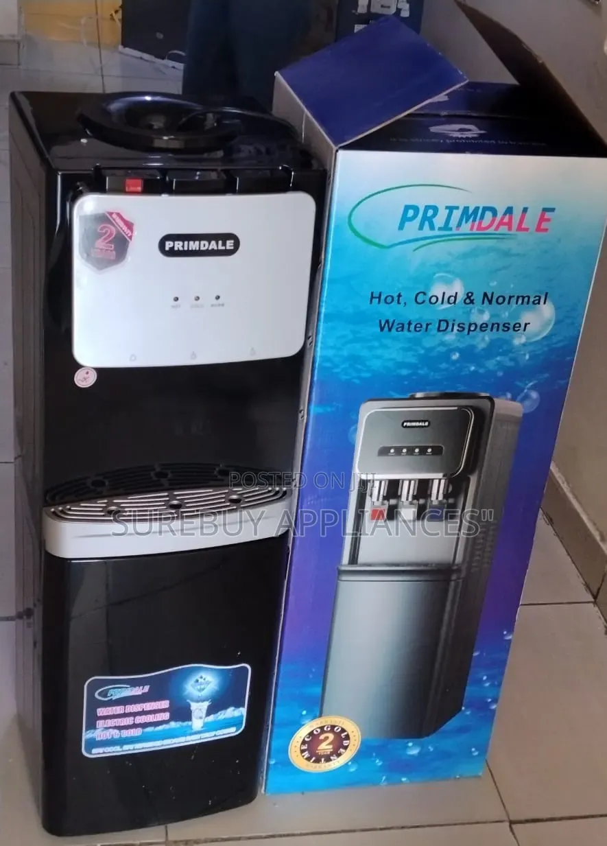 Primdale 3 Taps Water Dispenser – Hot, Normal Cold