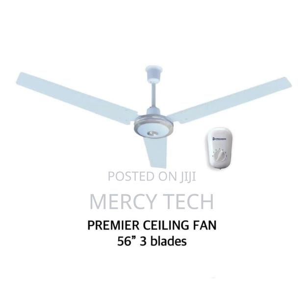Premier Ceiling Fan – 56" 3 Blades