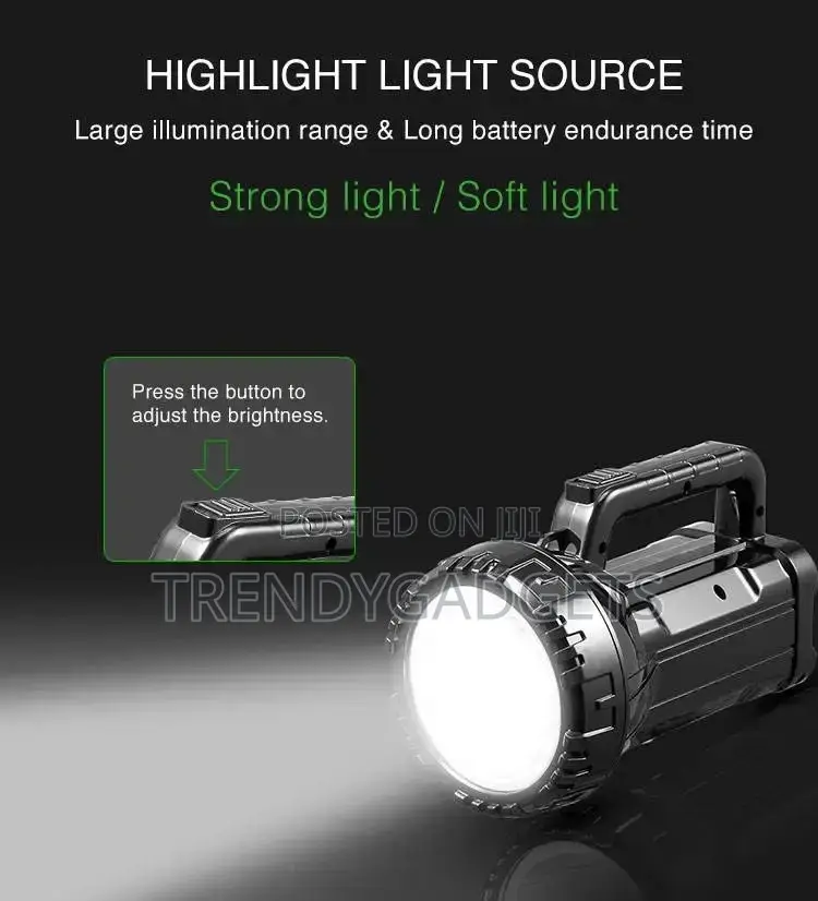 Dp Light 7045 Led Search Light 2800mah Long Range