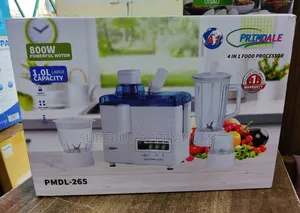 Primdale 4-in-1 Food Processor Juicer, Blender, Grinder Chopper
