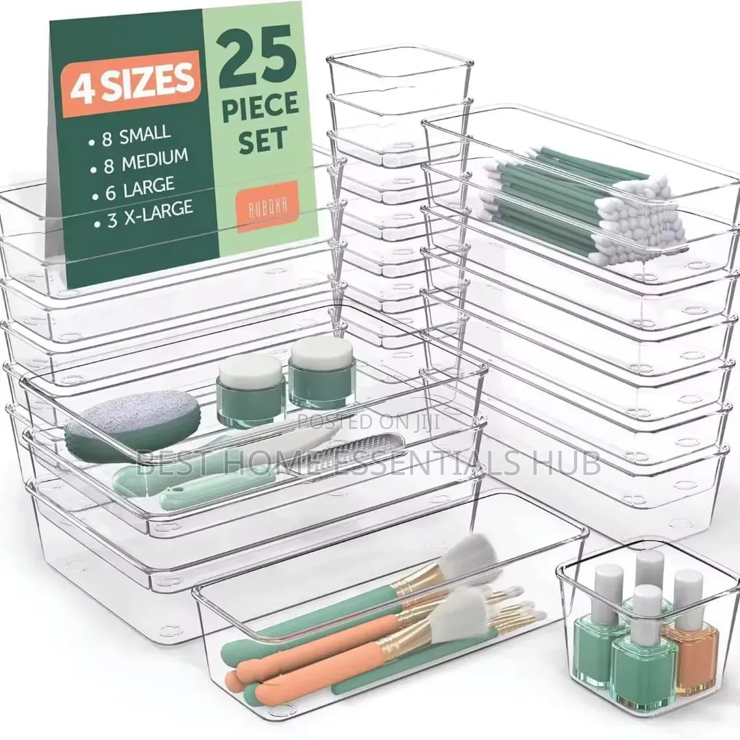 25pcs Set Drawer Organizers /Cosmetic Makeup Organizer