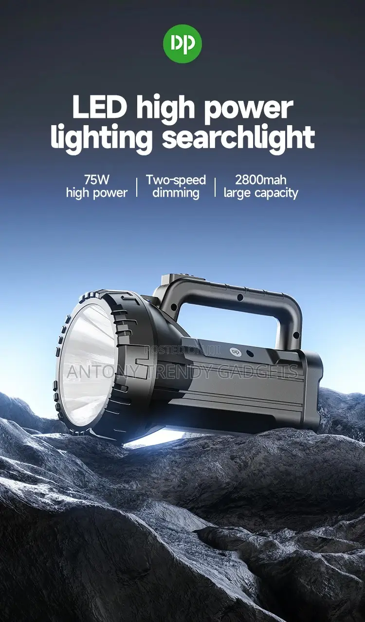 Dp-7045 Led Rechargeable Search Light, Dp Light Camping Outdoor