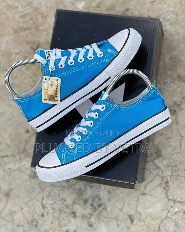 Fabric Converse Sneakers In "Blue White Mid-sole Colourway".