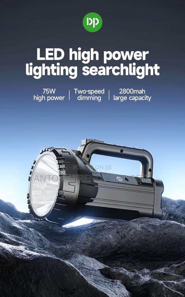Dp Light Dp-7045 Led Searchlight Rechargeable 2800mah - thumbnail 3
