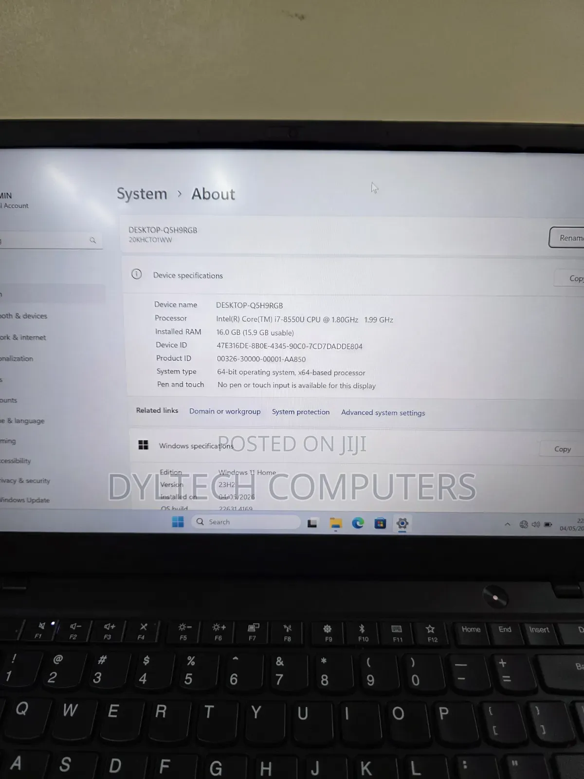 Laptop Lenovo ThinkPad X1 Carbon 16GB Intel Core i7 SSD 256GB