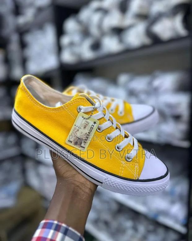 Converse Mastered Yellow/Fabric Rubbers.