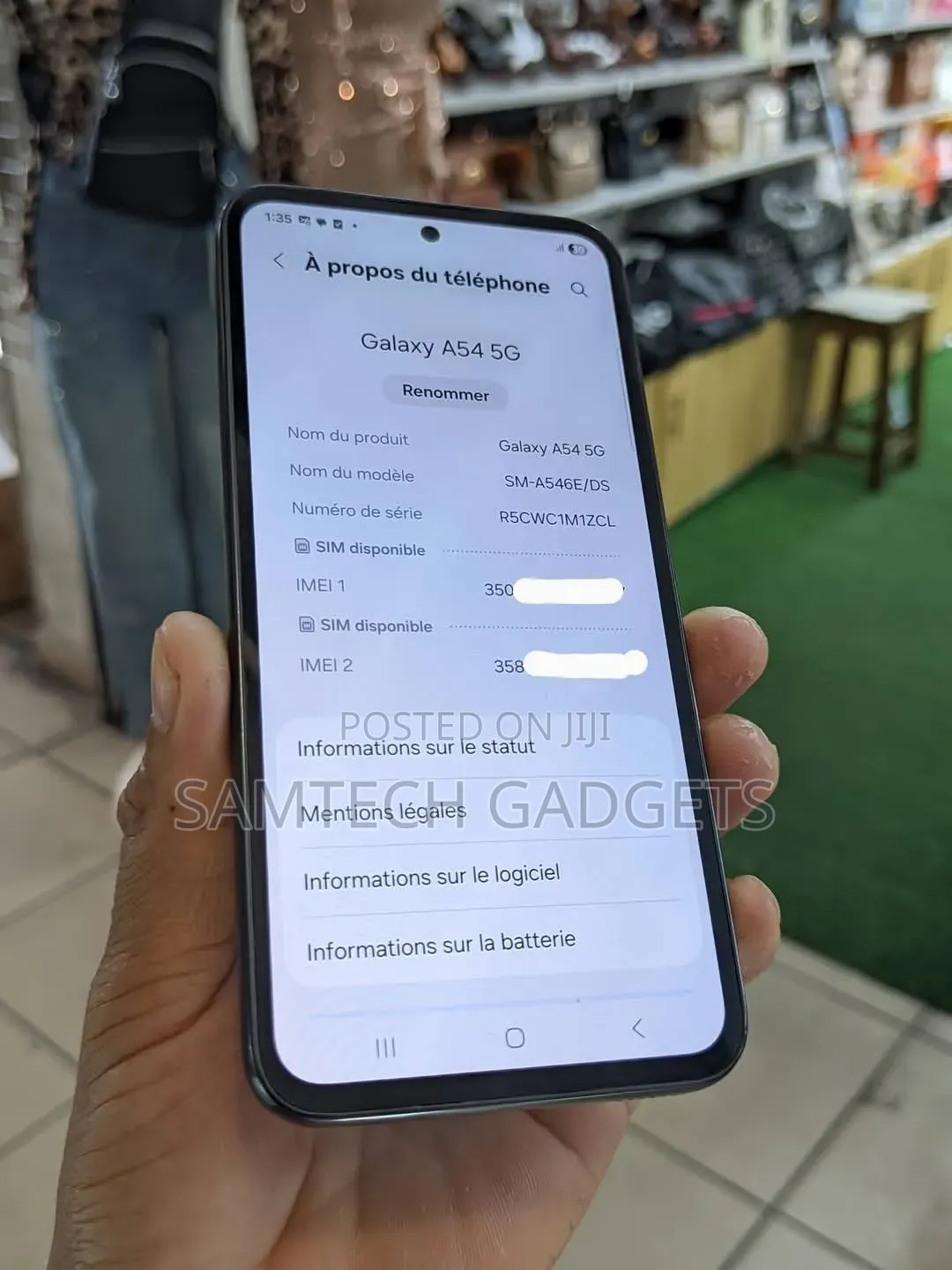 Samsung Galaxy A54 5G 128 GB Blue