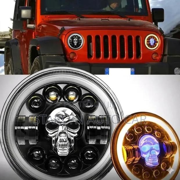 7-Inch Skull Led Headlights – Ultimate Custom Style Performance