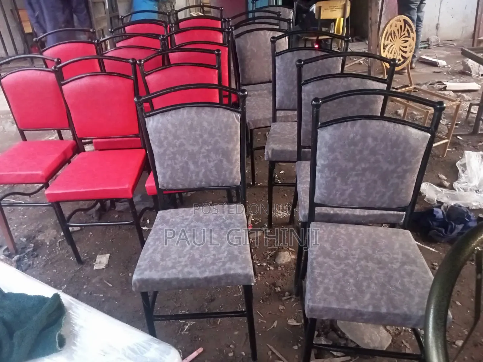 Grey Ball Chairs