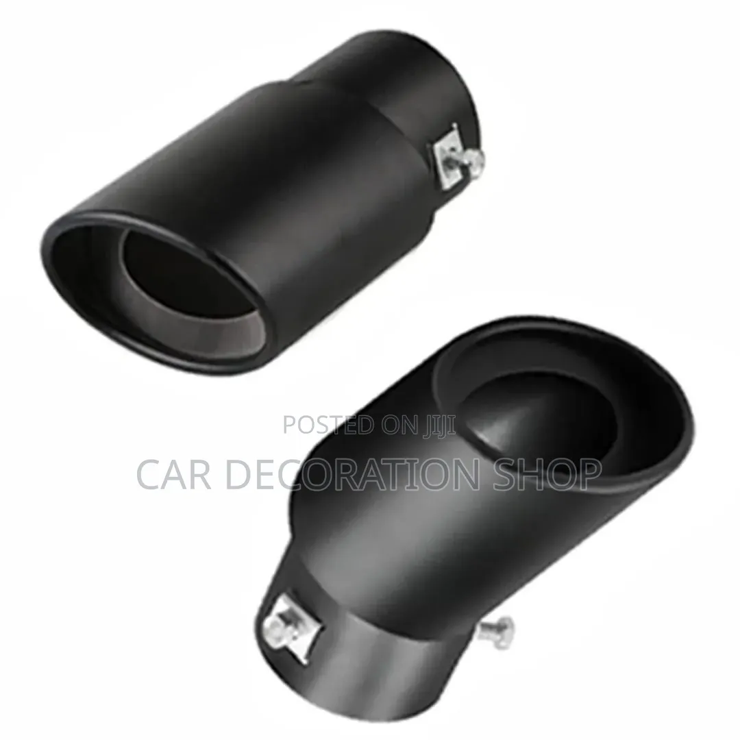 Black Exhaust Tip 2.5" Designed to Enhance Look of Tailpipe