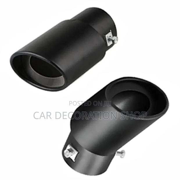 Black Exhaust Tip 2.5" Designed to Enhance Look of Tailpipe