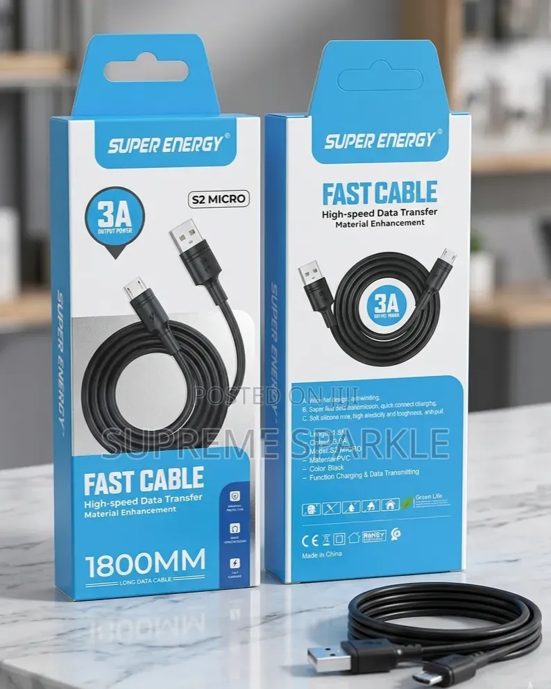 Super Energy Fast Charging Usb a to Micro Usb