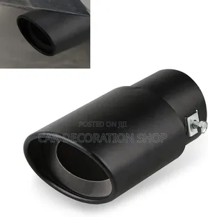 Black Exhaust Tip Protect Original From Damage,Rust With Stylish Look