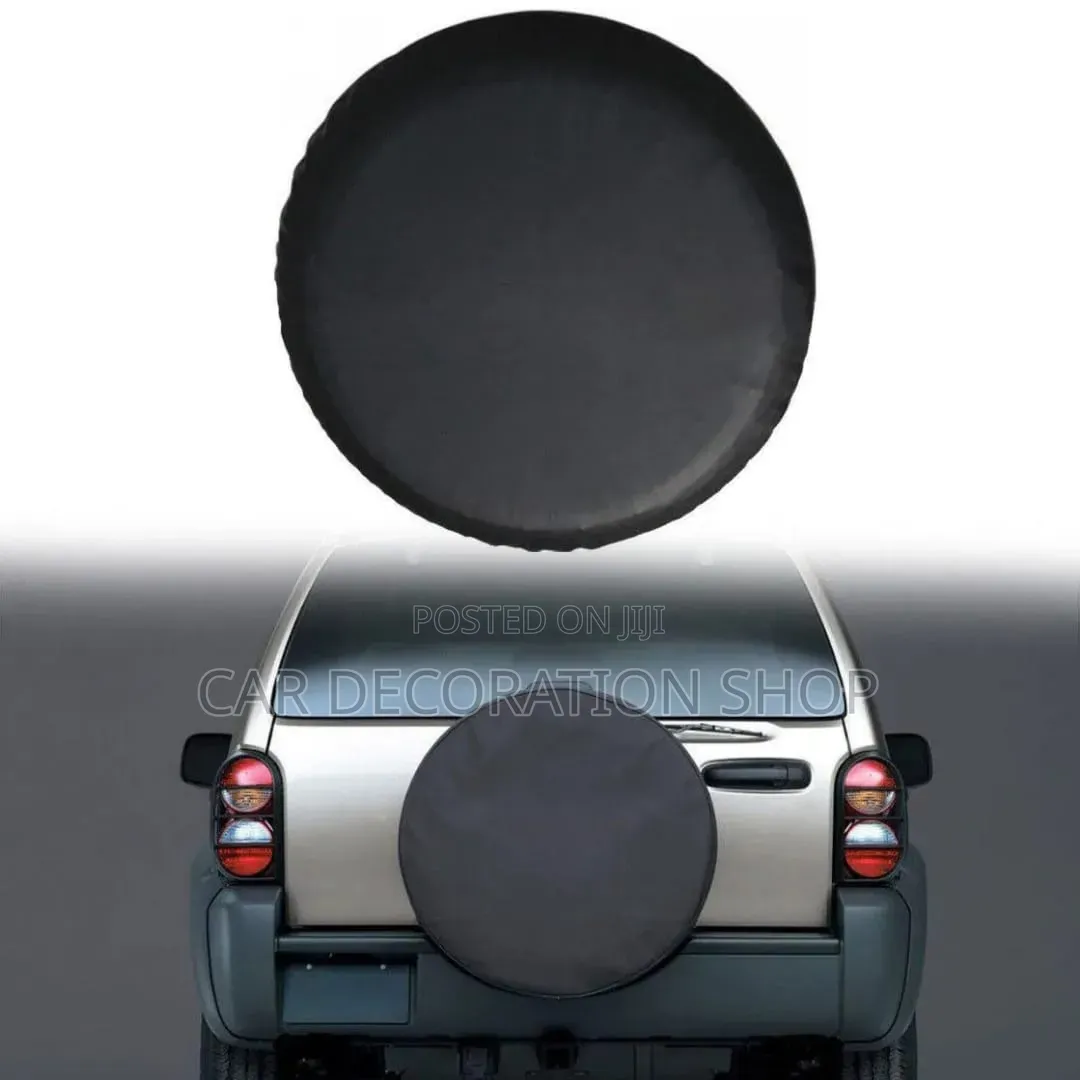 16" Black PVC Spare Tire Cover Designed for Suvs/Trailer