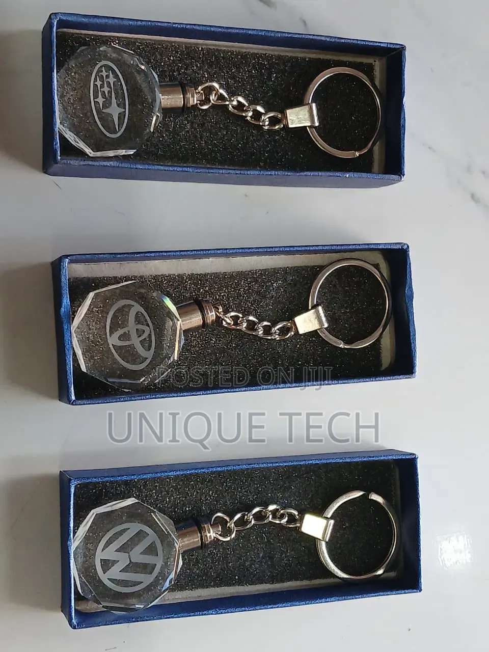 Branded Led Car Key Ring Holder