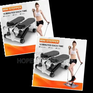 Mini Stepper With Resistance Bands