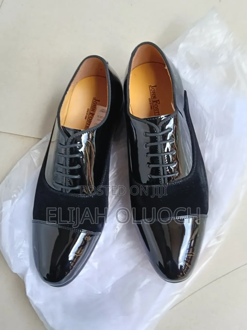 John Foster _Oxford_ Leather _Wetlook_ Sizes ;39,40,41,42, 43, 44, 45