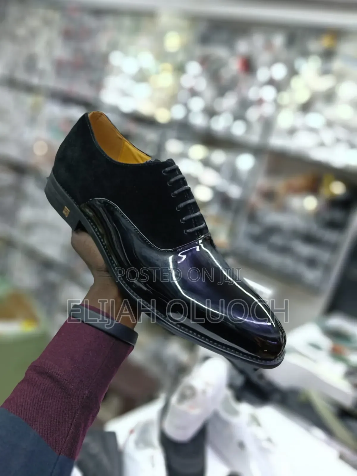 John Foster _Oxford_ Leather _Wetlook_ Sizes ;39,40,41,42, 43, 44, 45