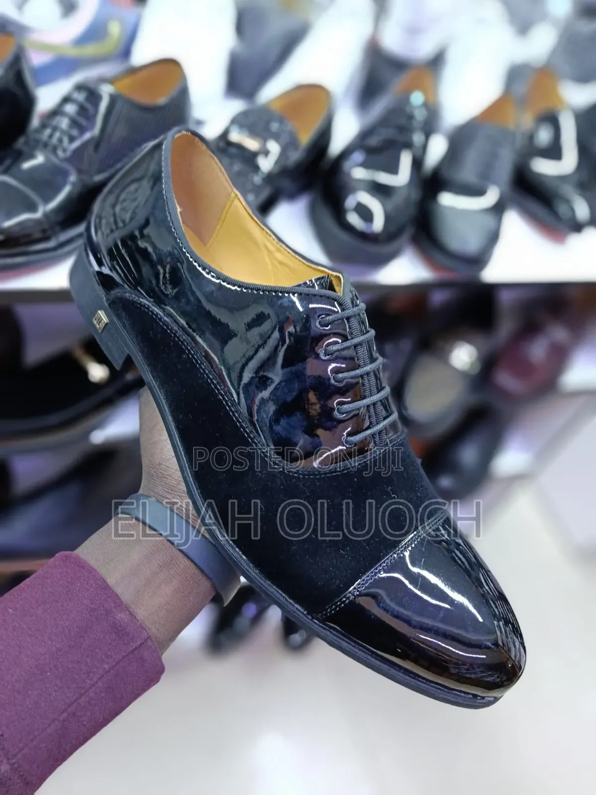 John Foster _Oxford_ Leather _Wetlook_ Sizes ;39,40,41,42, 43, 44, 45