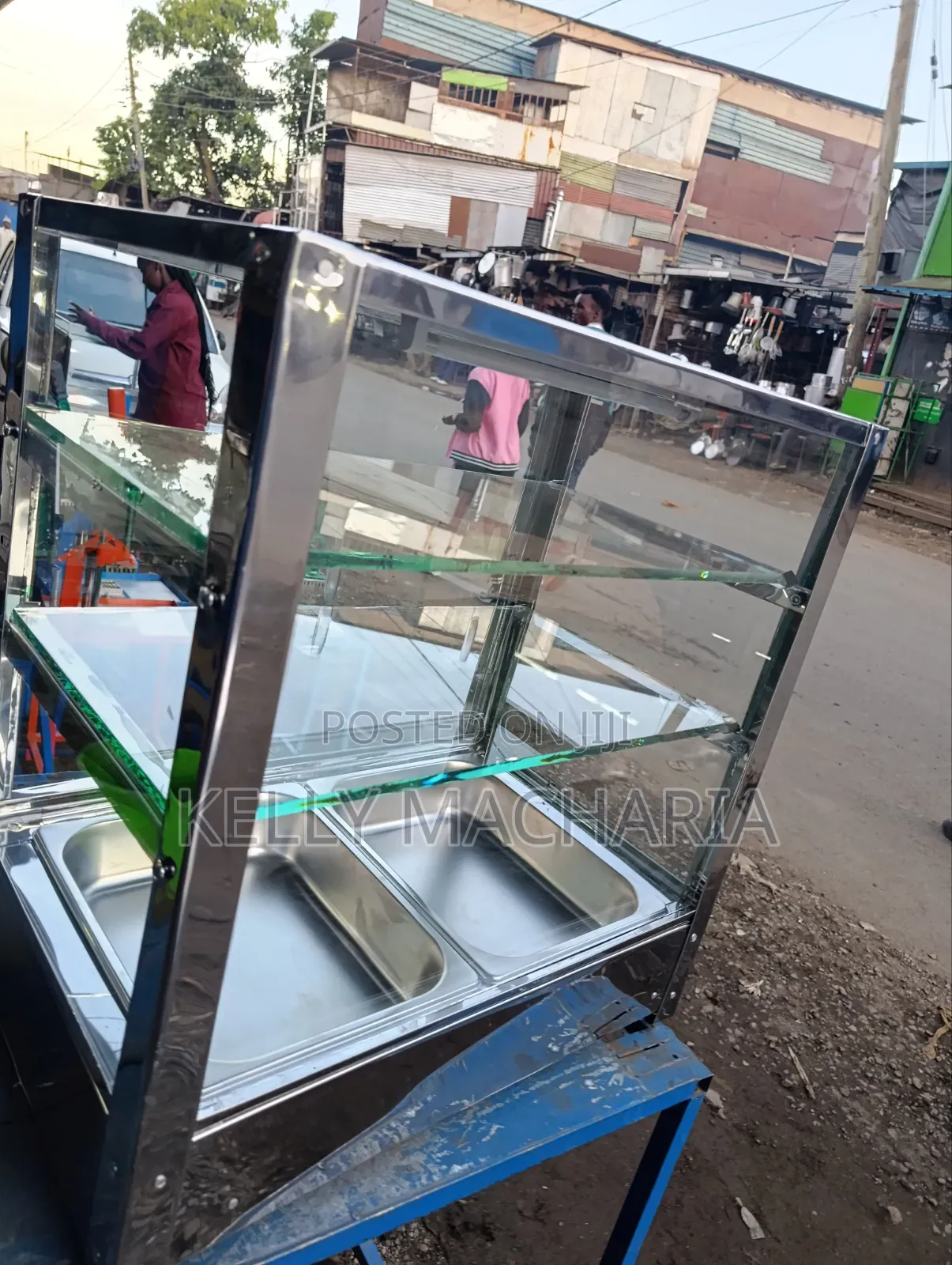 Stainless Three Layers Medium Sizes Food Warmers and Display