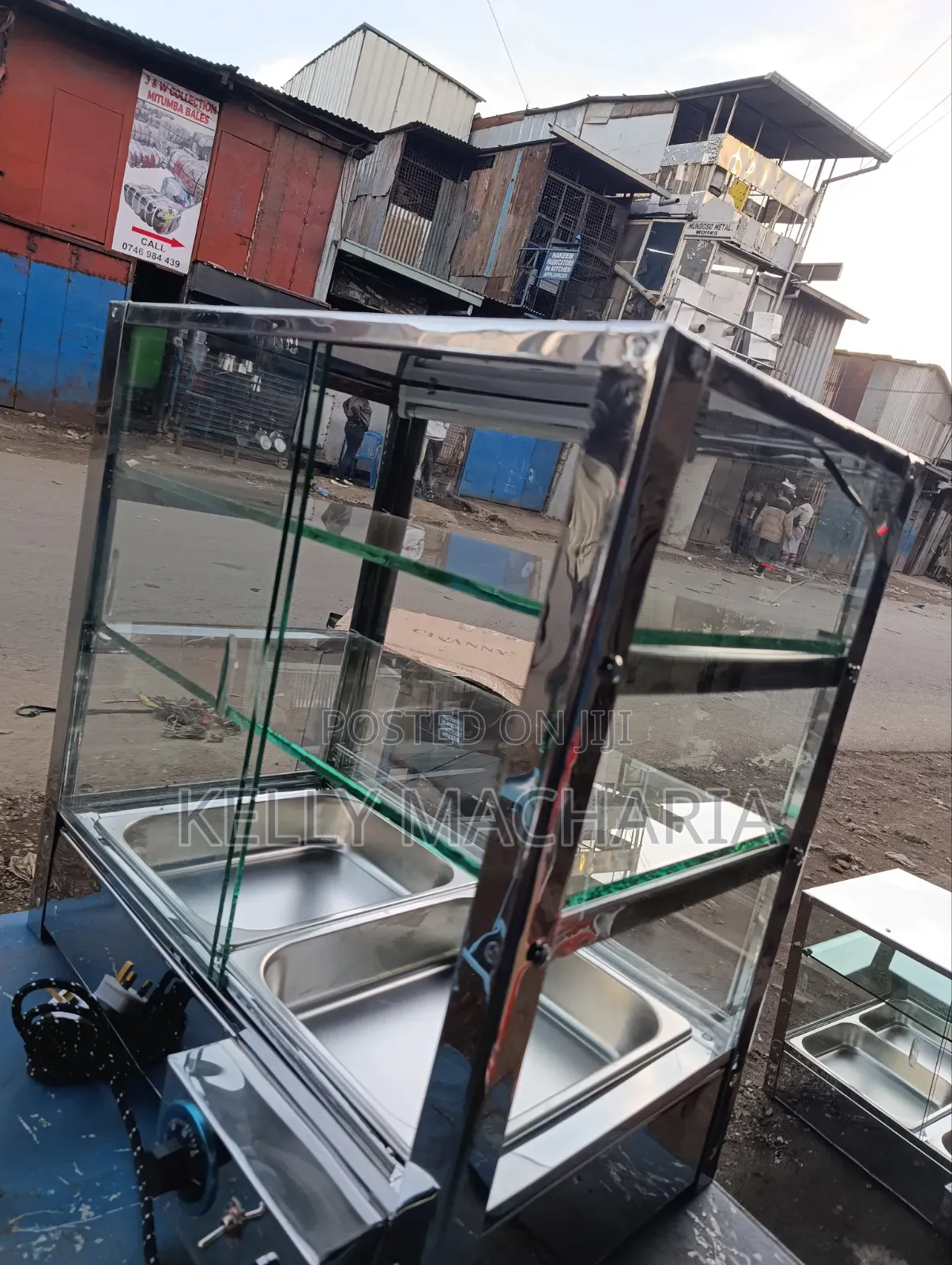 Stainless Three Layers Medium Sizes Food Warmers and Display