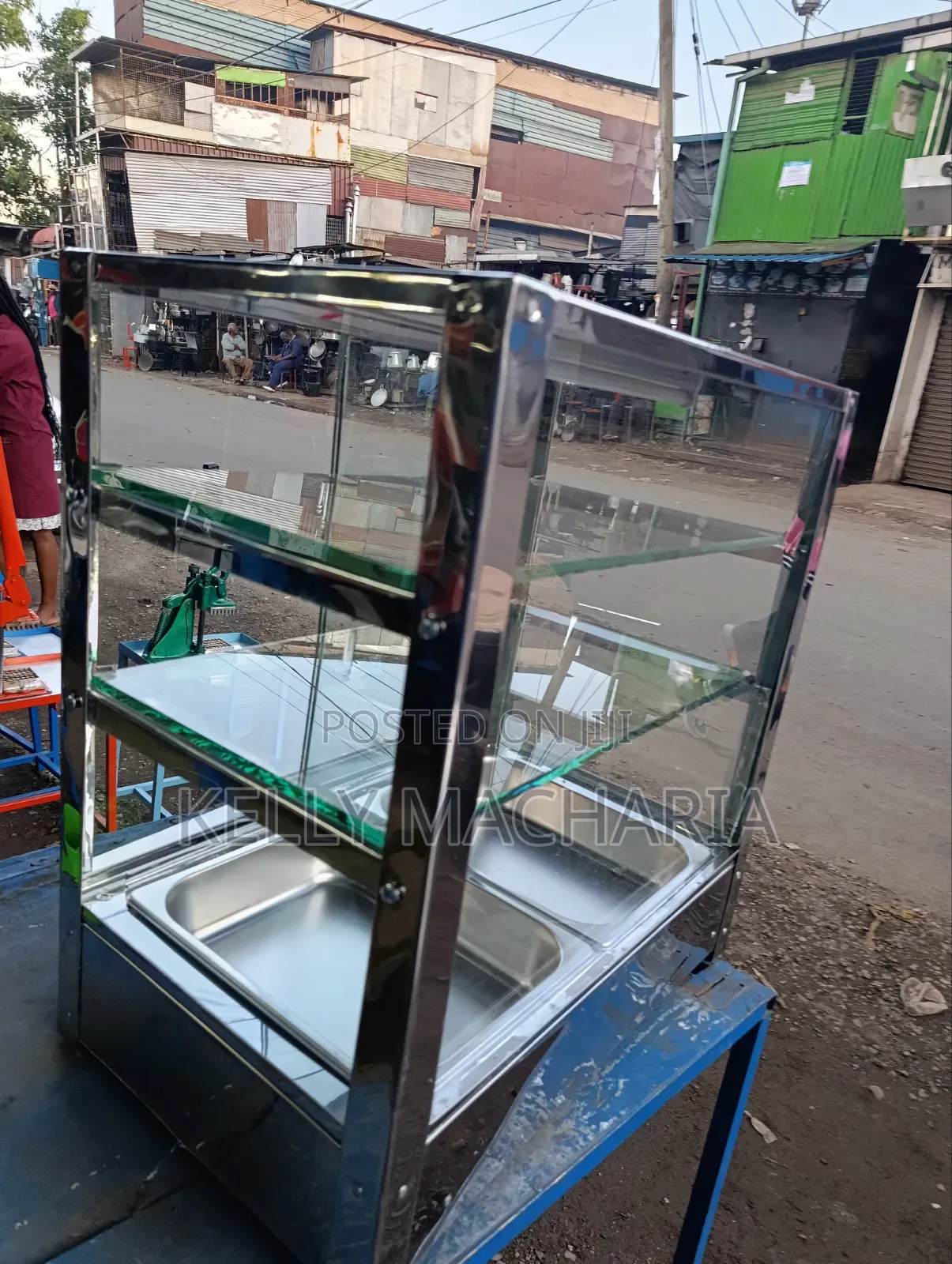 Stainless Three Layers Medium Sizes Food Warmers and Display
