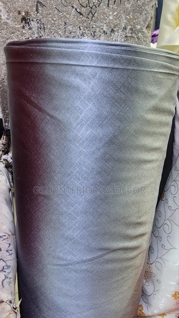 Light Grey Blackout Curtains to Match With Grey Sofas - main view