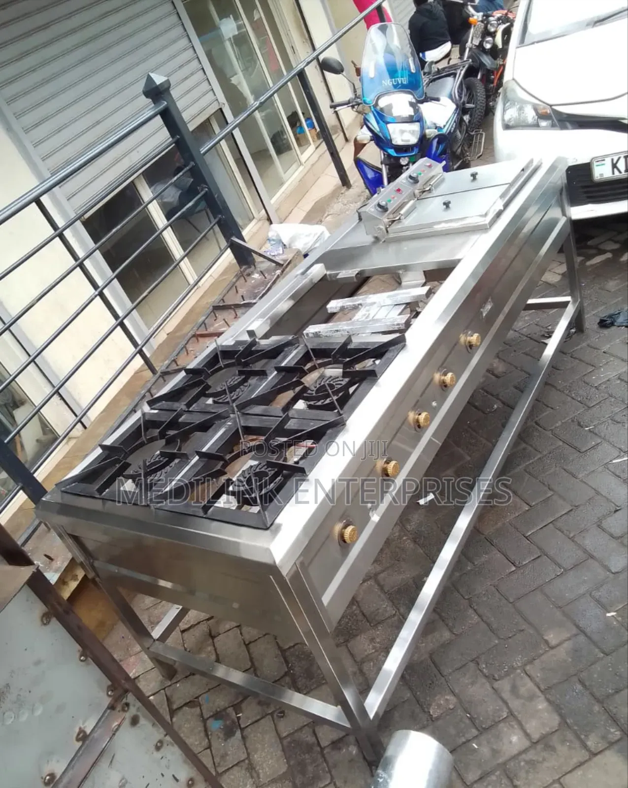 Stainless Combined Commercial Cooker Unit