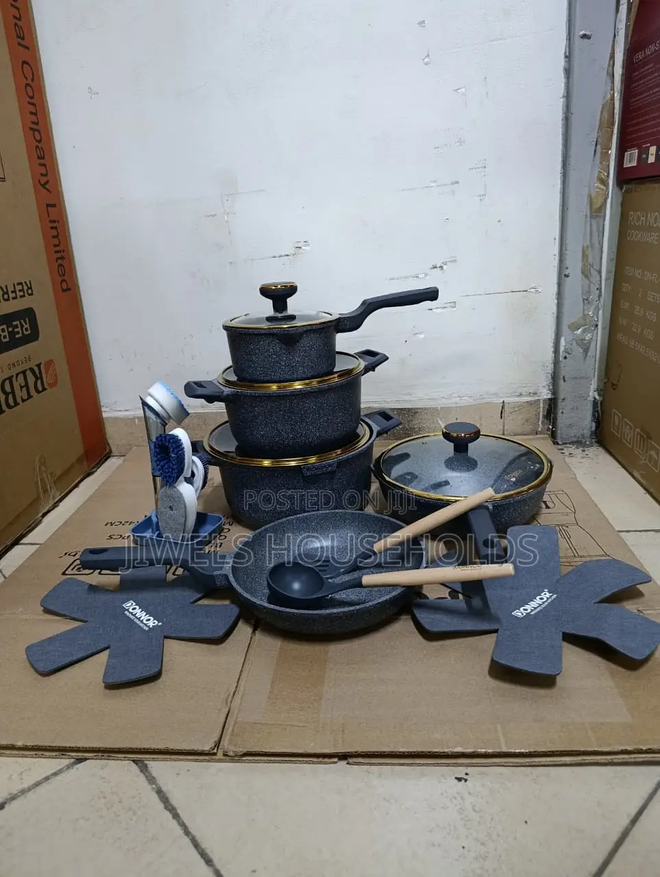 20pc Donnor Vera Non-Stick Cookware Set