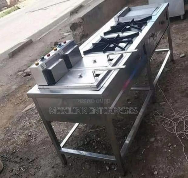 Modern Stainless Combined Cooker