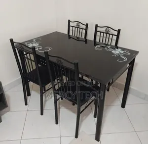 Executive 4-Seater Dining Table Set