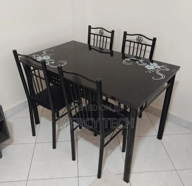 Executive 4-Seater Dining Table Set