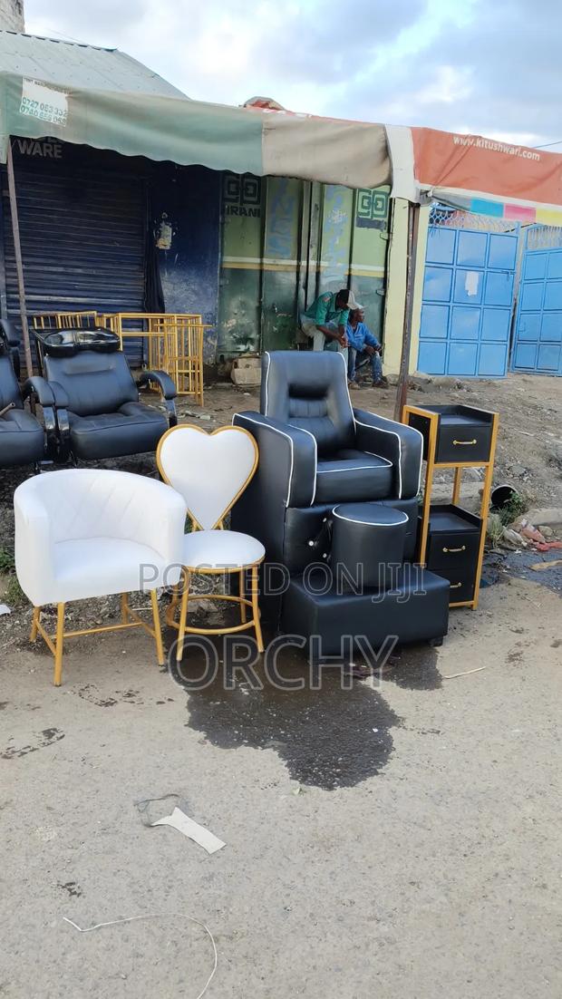 Assorted Pedicure and Manicure Seats