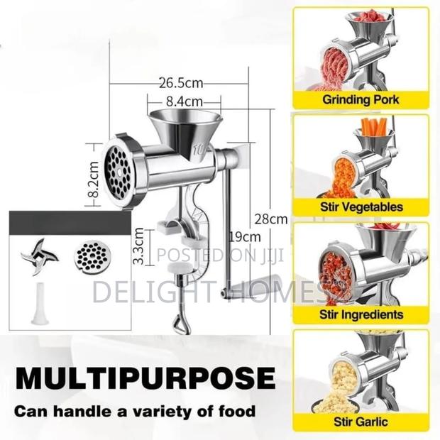 Manual Meat Mincer/ Grinder-Nyo - thumbnail 3