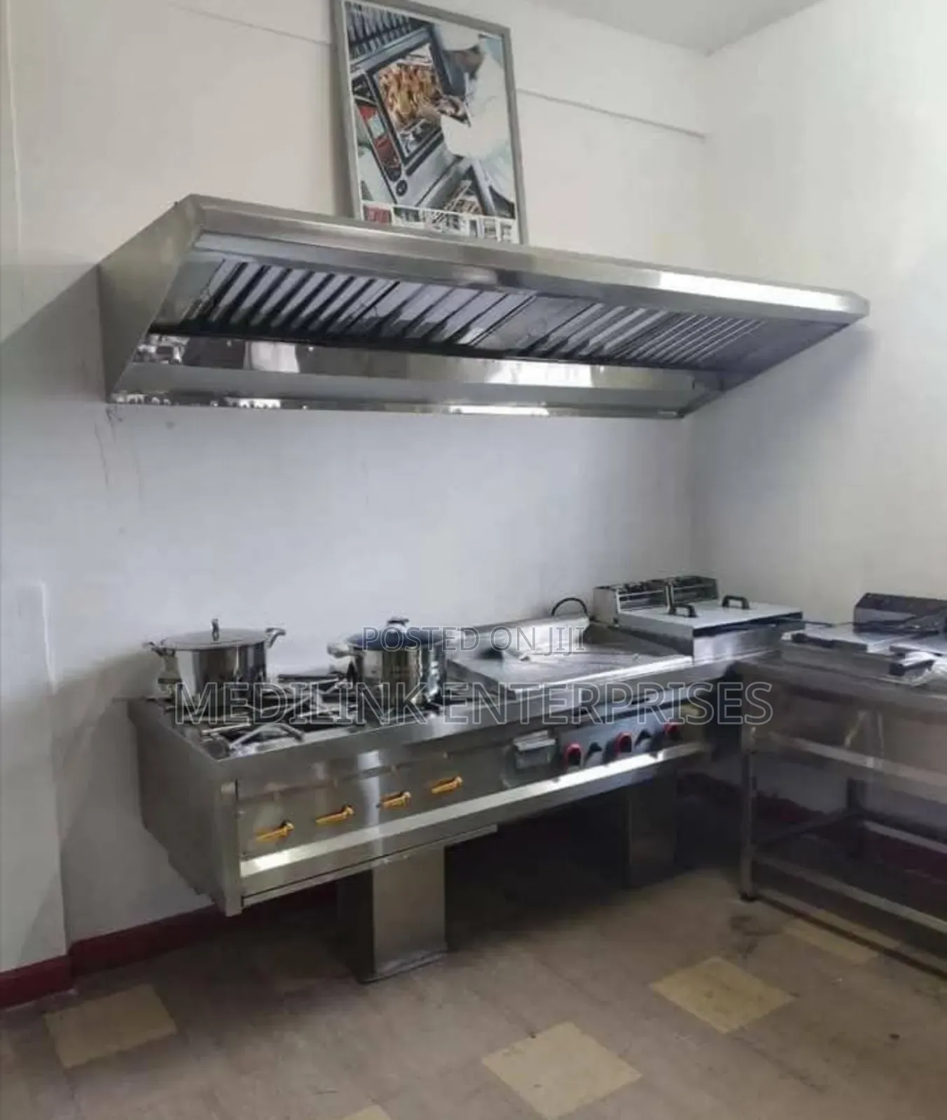 Stainless Combined Unit+Hood ( Stainless Steel)