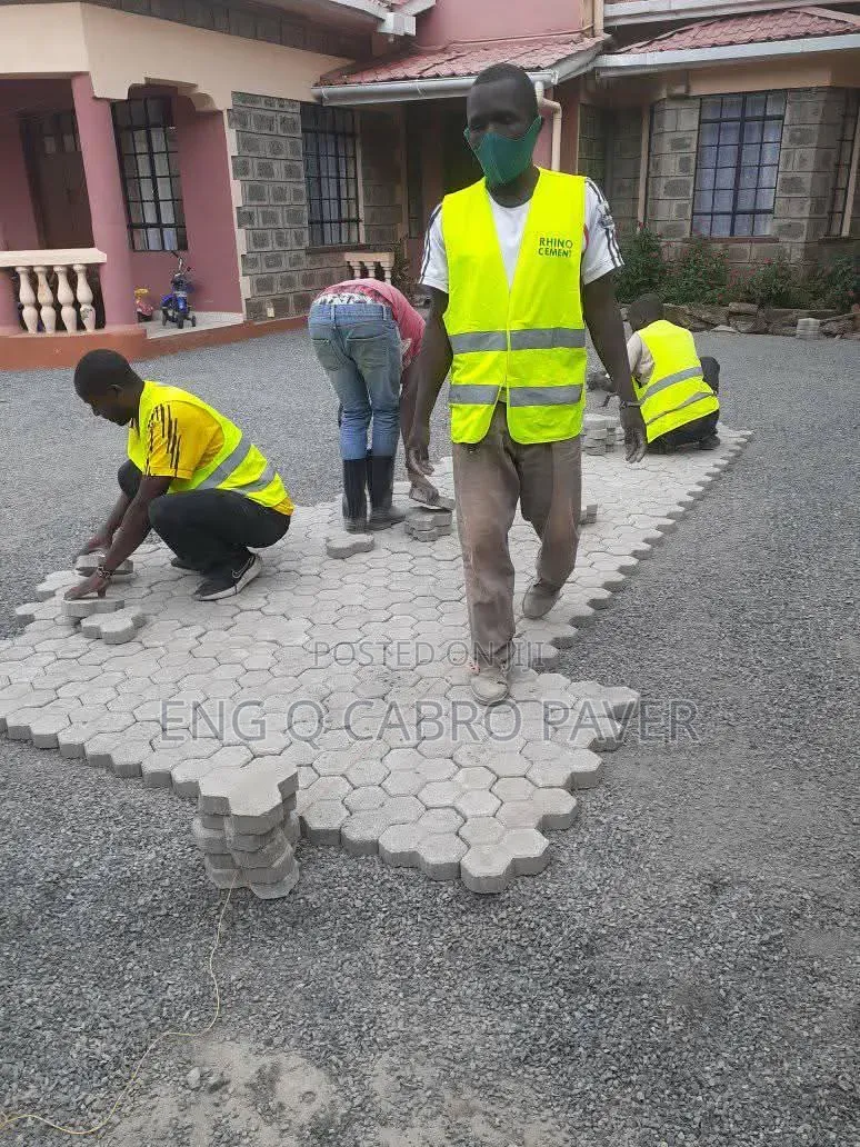 Construction Technical Ground Preparation Cabro Installation Polish
