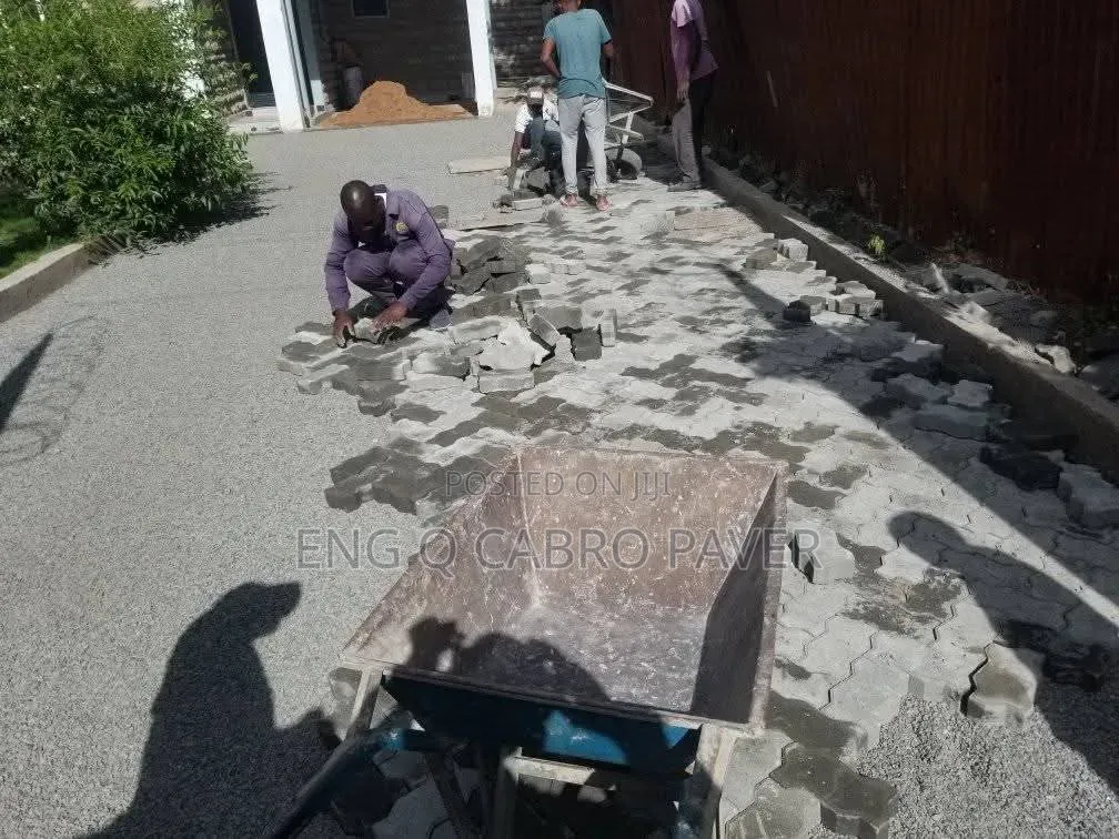 Construction Technical Ground Preparation Cabro Installation Polish