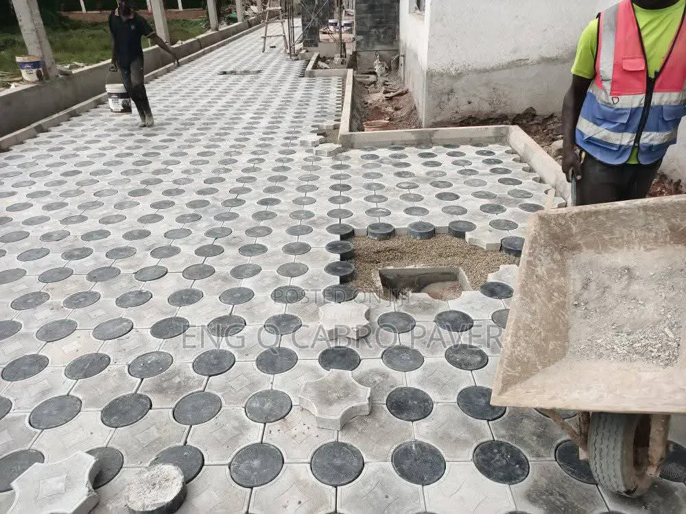 Construction Technical Ground Preparation Cabro Installation Polish